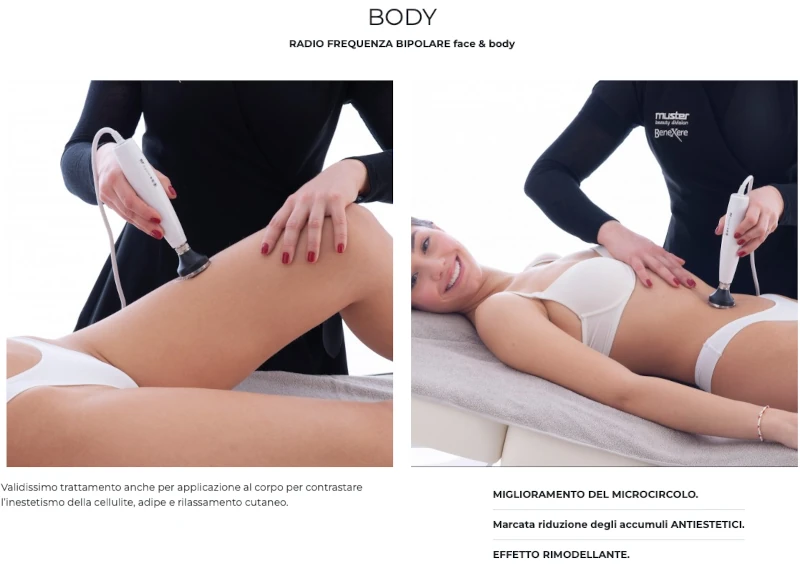 radiofrequenza corpo per la tua spa